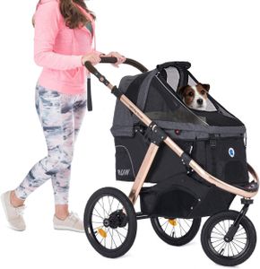 HPZ Pet Rover Jogging Stroller – Taupe, All-Terrain Pet Carrier