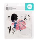 American Crafts 663087 4 Piece Rose We R Memory Keepers CMYK Layered Stamp Set