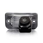 Waterproof High Definition Color Wide Viewing Angle License Plate Car Rear View Camera with Night Vision for C/E/CLS/CLK/SLK/SL Class W209 W203 W211 W219 E320 R171 S211 R230 C219 Hinter