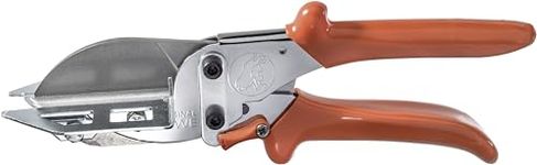 Original LÖWE Groin Shears 3.106/HÜ with Lever Gear Ratio and 90 Degree Stops for Right Angle Cuts - Suitable for Materials Such as Wood, Plastic, Rubber, PVC, Leather