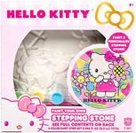 Sanrio Hello Kitty Paint Your Own Stepping Stone, Includes 7” Stepping Stone, 6 Paints & 1 Paintbrush, Cute Gifts for Kids Teens Girls Adults