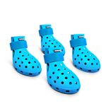 Dog Shoes for Hot Pavement - Dog Boots for Small & Medium & Large Dogs, Dog Boots Paw Protectors, Easy ON & OFF, Non-slip, Waterproof, Easy-Clean Dog Booties for Beach and Snow (Blue, XS)