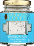 Sabatino Tartufi Truffle Salt Seasoning, All Natural Gourmet Sicilian Sea Salt with Black Truffles, 113 Gr
