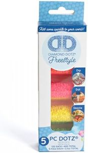 Diamond Dotz Dotz Sampler Pack Neon - Freestyle Diamond Painting Beads, Diamond Art Beads, Replacement Drills, Loose Gems for DIY Crafts and Art Projects
