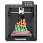 FLASHFORGE Adventurer 5M 3D Printer: 600mm/s High-Speed, Auto Bed Levelling, Quick-Change Nozzle, 220x220x220mm PEI Build Plate for Rapid Prototyping & Makers