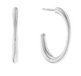 Calvin Klein Women's PLAYFUL ORGANIC SHAPES Collection Hoop Earrings Stainless steel - 35000346