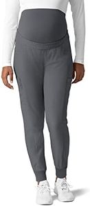 WonderWink Women's Maternity Jogger Pant, Pewter, Medium