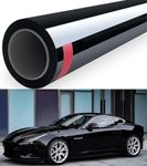 CREON High Gloss Anti Scratch Black Glossy Paint Protection Film PPF for Car Protection and Decoration (in 12x75, Black PPF Film)