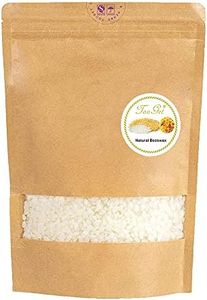 TooGet Pure White Beeswax Pellets, Natural Beeswax Beads, Beeswax Pastilles - Premium Quality, Cosmetic Grade - 14 OZ