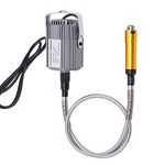 780W Rotary Tool Flex Shaft Hanging Grinder Carver Electric Multi-Function Metalworking Tools Repair Kit, Foot Pedal Control, Metal Flexible Shaft