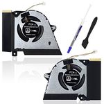 2Pack New Replacement Laptop CPU+GPU Cooling Fan for ASUS Rog Zephyrus G14 GA401 GA401I GA401IV GA401IU GA401IH GA401II DFSCK22105182H FMBB DFSCK22115181H FMBC 12V 1A Fan w/ 2 Repair Tools