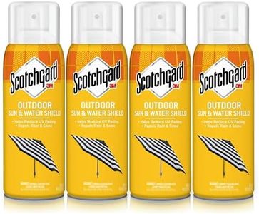 Scotchgard Outdoor Water & Sun Shield Fabric Spray, Water Repellent Spray for Spring and Summer Outdoor Gear and Patio Furniture, Fabric Spray for Outdoor Items, 10.5 Oz, 4 Count
