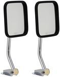 Rugged Ridge 11010.01 Chrome Side View Mirror - Pair