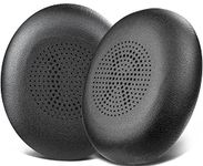 SOULWIT Earpads Replacement for Jabra Evolve2 65 (Evolve 2 65MS 65UC MS UC)/Evolve2 40 (40UC 40MS USB)/Elite 45h On-Ear Wireless Headset, Ear Pads Cushions with Softer Protein Leather