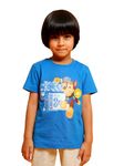 mackly Boys Paw Patrol Printed Cotton T-Shirt (Royal Blue)