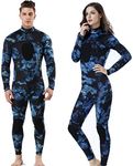 MYLEDI Neoprene 3mm Scuba Diving Suit One Piece Mens Spearfishing Full Body Spearfishing Wetsuit (MY044, XXL)