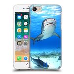 Head Case Designs Tiger Shark Famous Animals Hard Back Case Compatible With Apple iPhone 7/8 / SE 2020 & 2022