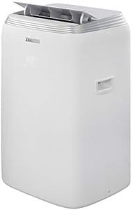 Zanussi ZPAC11001 2 in 1 Air Conditioner & Dehumidifier Unit with Remote Control, 1250 W, White, 21 m2 Coverage, 11000 BTU, Suitable for Home & Office