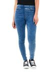 M17 Women Ladies Denim Jeans Jeggings Skinny Fit Classic Casual Trousers Pants with Pockets (16, Acid Blue)