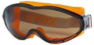 uvex ultrasonic supravision excellence - tinted safety glasses - gray-orange