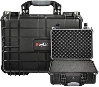 Eylar Standard 16" Gear, Equipment, Hard Camera Case Waterproof with Foam TSA Standards (Black)