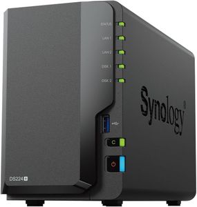 Synology 2-Bay DiskStation DS224+ NSA Server | Intel Celeron J4125 4-Core 2.0 GHz | 6GB DDR4 RAM | NO SSD & HDD Installed