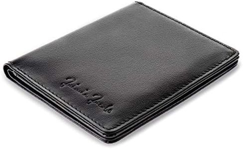 Jaimie Jacobs SLIMSTAR Carteras Hombre Pequeña con Bloqueador RFID (Negro)