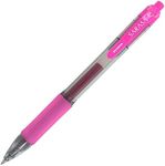 Zebra Sarasa Retractable Gel Ink Pens, Medium Point 0.7mm, Fuchsia Color, Rapid Dry Ink, 12-Count