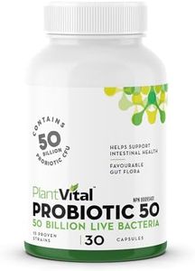 PlantVital Probiotics for Women - 50 Billion Cfu 15 Bacteria Strains - Probiotic Supplement - Probiotics - Gluten and Soy Free Probiotics Women - Probiotic Women 30 Count - Womens Probiotic
