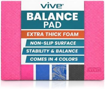 Vive Balance Pad - Foam Board Yoga Mat Block for Physical Therapy, Stability, Workout, Knee and Ankle Exercise - Equipment for Strength Training, Rehab - Large Floor Pad for Adults, Kids