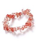 Young & Forever Gift Agate Healing Bracelet for Women and Girls (Red)