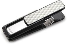 M-Clip Black Anodized White Golf Ball Money Clip, Black, One Size