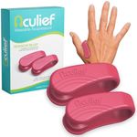 Aculief - Award Winning Natural Headache, Migraine, Tension Relief Wearable – Supporting Acupressure Relaxation, Stress Alleviation, Tension Relief and Headache Relief - 2 Pack - (Pink, Regular)