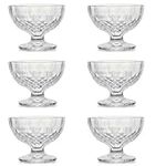 Glass Dessert Bowls Set of 6 Lead-F