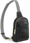 S-ZONE Small Sling Bag for Women Le