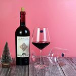 bohemia-crystal Sandra Red Wine Glass Set, 570ml, Set of 6, Transparent Crystal-Clearer,Lighter for Wine Tasting, Gift Packaging for Valentine's Day, Anniversary, Birthday Gifts