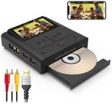 VHS to DVD Recorder,Digital Converter with HDMI & AV Input,Convert Analog Videos from VHS/VCR/Camcorder to DVD/USB/SD, Copy from Smartphone to DVD/USB/SD,for TV Recording & Digitizing Home Videos