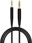 3.5mm - 2.5mm Aux Cable Cord, Bose Headphone Cable Replacement Male Stereo Jack Cable, Headphone Audio Wire for Bose QC 35 / QC35 II / QC25 / OE2, JBL E45BT E55BT E65BTNC-1.5M/Black