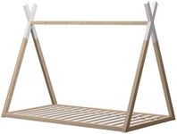 OIKITURE Teepee Bed Frame for Kids 