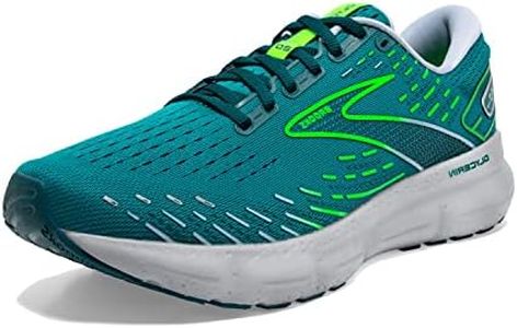 Brooks Men's Glycerin 20 Neutral Running Shoe, Kayaking/Heron/Green Gecko, 10.5