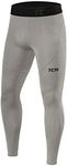 TCA Mens Compression Pants Athletic Base Layer Mens Leggings Thermal Pants - Performance Compression Tights for Men - Tornado, Medium