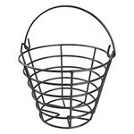 KOFULL Golf Balls Bucket Metal Golf Ball Basket Durable Golf Basket ball Container Storage Golf Accessories