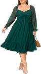 Talisea Plus Size Green Dresses Cur