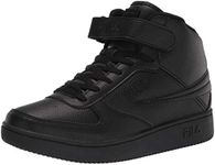 Fila Men's high Sneaker, Black/Black/Black, 9