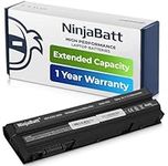 NinjaBatt Battery for Dell T54FJ E6430 E6420 8858X E6520 E5430 E6530 E5520 E5420 E6440 5520 T54F3 E5530 17R 5720 M5Y0X 7420 15R 5520 NHXVW 312-1324 3460 - High Performance [6 Cells/4400mAh]