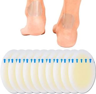 HAIKING Blister Prevention Bandages, 10 Pcs Heel Hydrocolloid Bandages for Protect Fingers, Toes, Forefoot, Heel from Rubbing Shoes (Round)