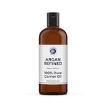 Mystic Moments | Argan Refined Carrier Oil 500ml - Pure & Natural Oil Perfect For Hair, Face, Nails, Aromatherapy, Massage and Oil Dilution Vegan GMO Free