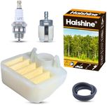 Haishine Air Filter Fuel Line Filter Spark Plug Kit for Husqvarna 340 345 346 XP 350 351 353 Chainsaw Tune Up Maintenance Service Kit New