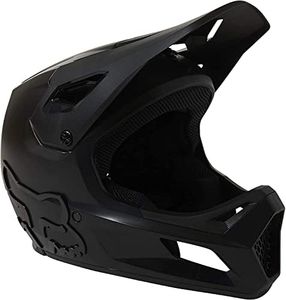 Fox Racing Youth Rampage Mountain Bike Helmet, Black/Black, Large