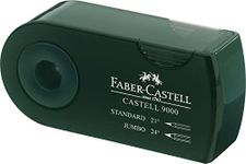 Faber-Castell Miscellaneous Castell 9000 Twin Sharpening Box, Green, For Art, Craft, Drawing, Sketching, Home, School, University, Colouring